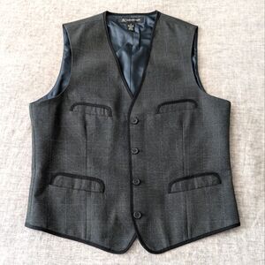 Men's INC International Concepts Suit Vest Gray Navy Size S